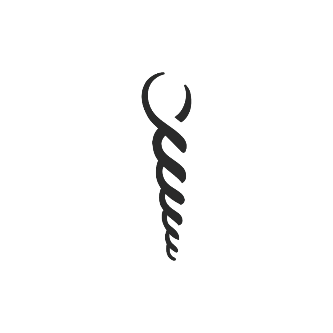 Liane Jorissen Jewellery logo design mark in black & white. 