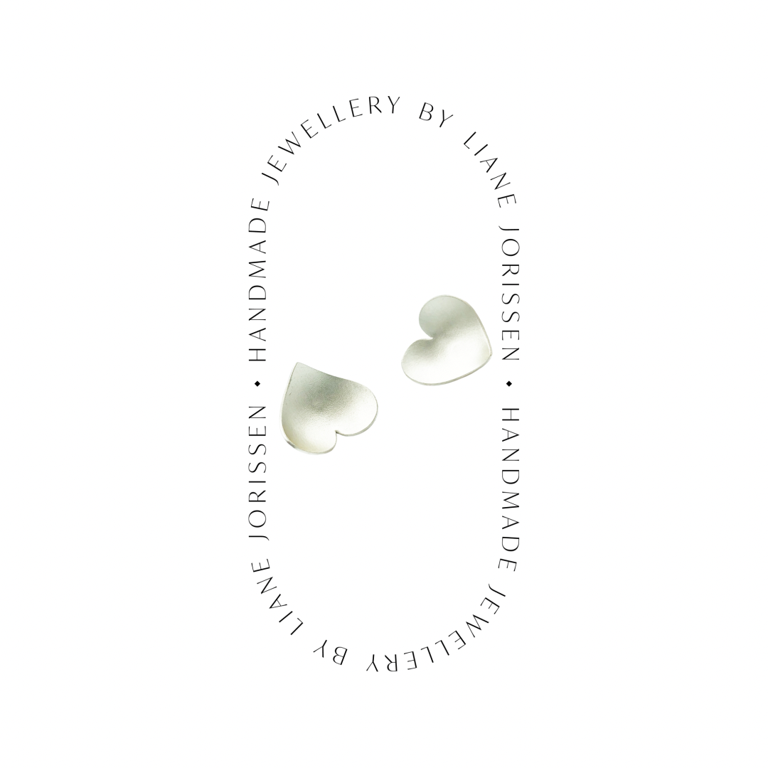 All hearts Silver Earring Studs