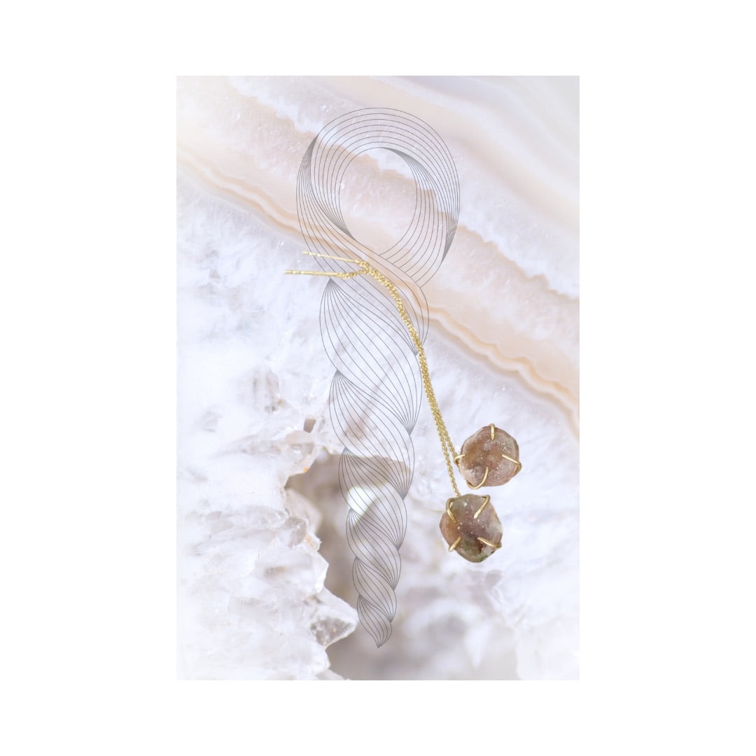 Gaia’s Geode in Goud