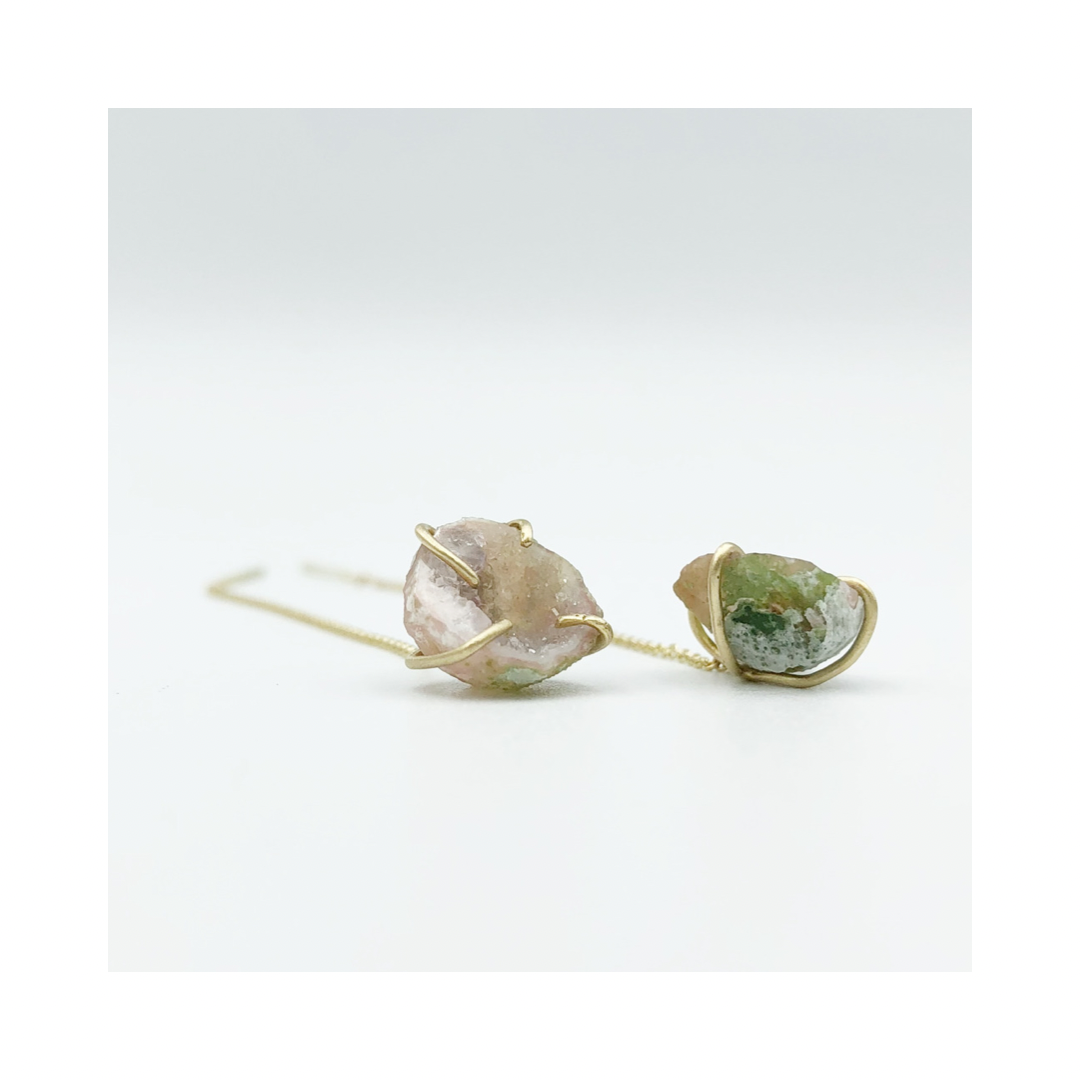 Gaia’s Geode in Goud