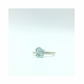 Milestone ring - Silver with Aquamarine