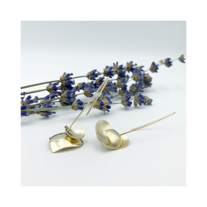 Hoops & Hearts Gold Earrings