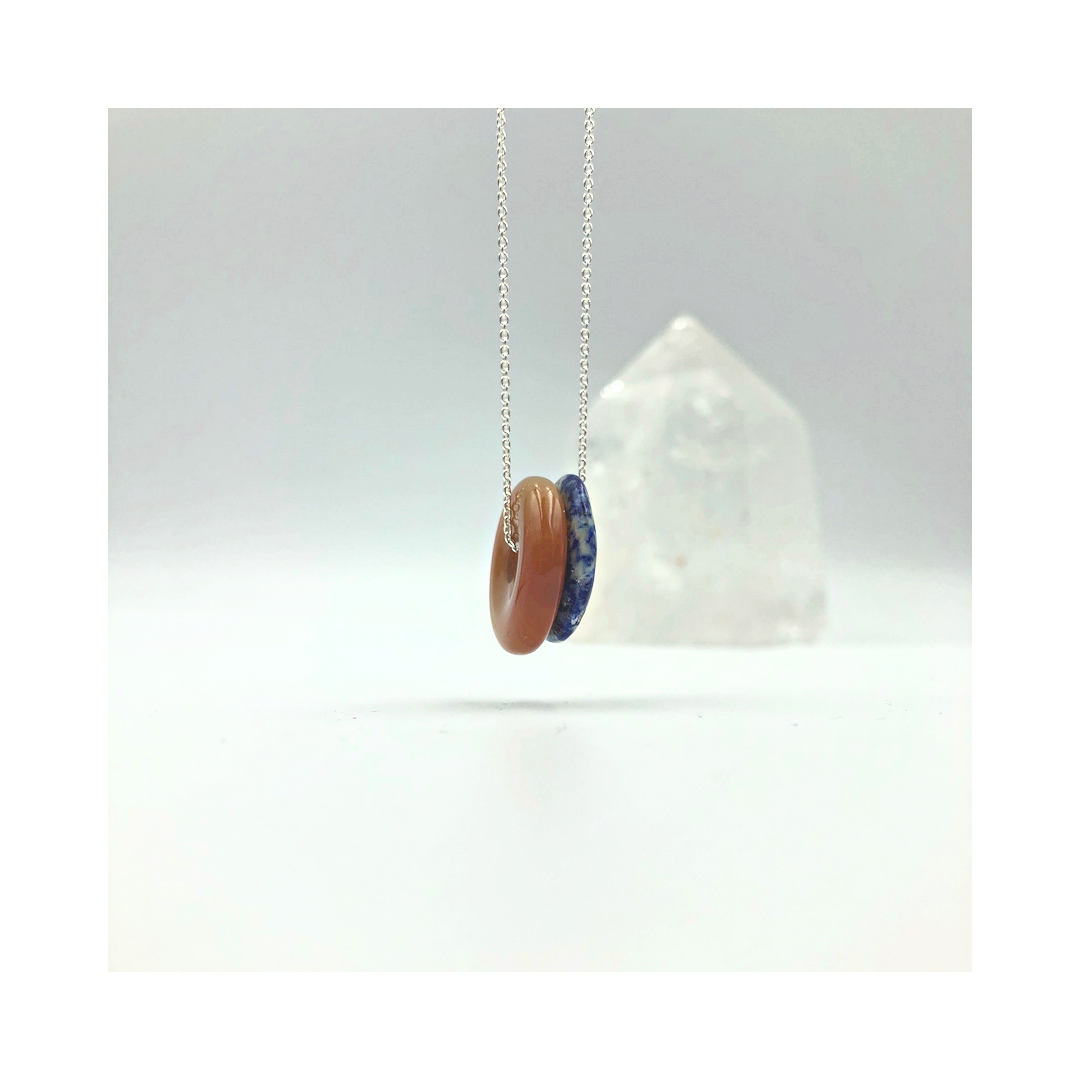 Mineral Donut - mineral pendants